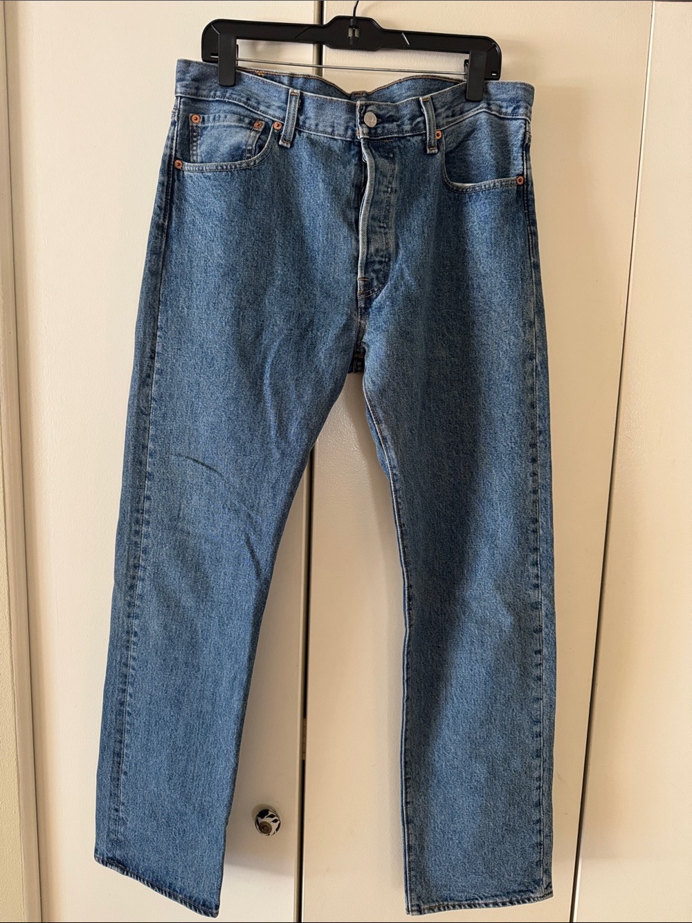 Levi’s 501 button fly Classic Blue Men's Denim Jeans - Blue